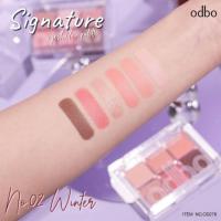 ราคา ส่งฟรี พาเลทท์ ODBO Signature Eyeshadow Palette พาเลท อายแชโดว์ ทาตา แต่งตา ชิมเมอร์ กลิตเตอร์ ตาวิ้ง เกาหลี (21099476267)