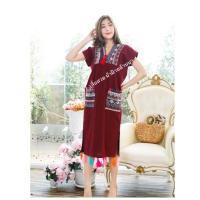 ราคา เดรสพื้นเมือง เดรสผ้าฝ้าย เสื้อพื้นเมือง เดรสชาวเขา เดรสกะเหรี่ยง คอวี กระเป๋า 2 ข้าง (20632170760)