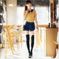 ราคา Japan Zocks ถุงน่อง ถุงน่องครึ่งขา ถุงน่องญี่ปุ่น ถุงน่องแบบสไตล์นักเรียนญี่ปุ่น KL 4100 3100 (1429806661)