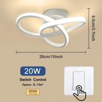 ราคา โคมไฟระย้า LED 3สีสำหรับใช้ในบ้านโคมไฟห้องนอนโคมไฟติดเพดานสไตล์โมเดิร์นโคมไฟห้องอาหาร220V (21170725762)