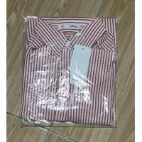ราคา Mango Striped shirt red white เสื้อเชิ๊ตแขนยาว ลายทาง เนื้อผ้าฝ้าย (20989667916)