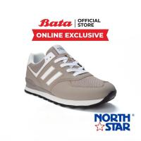 ราคา Online Exclusive Bata บาจา ยี่ห้อ North Star รองเท้าสนีคเคอร์ รองเท้าผ้าใบ รองเท้าผ้าใบแฟชั่น สำหรับผู้ชาย รุ่น Mirage สีเทา 8202002 (10183425582)