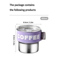 ราคา คุ้มค่าที่จะซื้อ Mug Baja Tahan Karat 304ท่องเที่ยวกลางแจ้งแก้วน้ำแก้วน้ำเก็บความสำนักงานบ้านแก้วกาแฟแบบพกพา (20825928303)