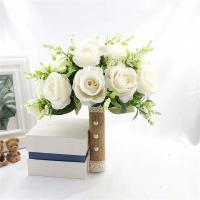 ราคา ริบบิ้นดอกไม้ผ้าไหมสำหรับเพื่อนเจ้าสาวสีชมพูช่อดอกไม้งานแต่งดอกกุหลาบเทียมเครื่องประดับงานแต่งงานช่อดอกไม้สำหรับเจ้าสาว (21170831042)