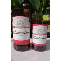 ราคา แก้วตัดจากขวด เบียร์Budweiser บัดไวเซอร์ (19590656547)