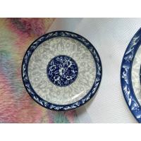 ราคา เพิ่ม รุ่น 9 นิ้ว จานเซรามิค จานกระเบื้อง ทรงบัว ลายคราม รุ่นยอดนิยม ขนาด 6 7 8 นิ้ว (20959420530)