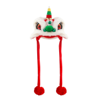 ราคา Cozyi หมวกสัตว์เลี้ยง หมวกเชิดสิงโต ผ้าฟลีซ แบบนิ่ม สไตล์จีน สําหรับสัตว์เลี้ยง สุนัข แมว หมวกตุ๊กตาหัวเสือ สิงโตน่ารัก (20869222145)