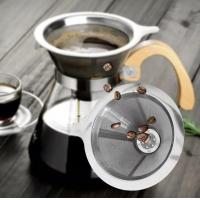 ราคา ตัวกรองกาแฟ ดริปเปอร์ กรองกาแฟสแตนเลส สแตนเลส กรวยดริปกาแฟ 1 2 ถ้วย กรวยกรองกาแฟ Stainless Coffee Drippe (20716532793)