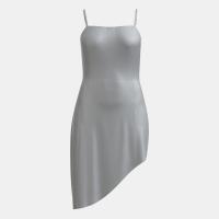 ราคา Closet Crush Midi camisole dress with side slit Silver เดรสสายเดี่ยวแหวกข้าง (20910213328)