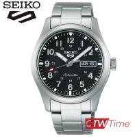 ราคา NEW SEIKO 5 SPORTS AUTOMATIC นาฬิกาข้อมือผู้ชาย สายสแตนเลส รุ่น SRPG27K1 สีเงิน หน้าปัดดำ (8570764756)
