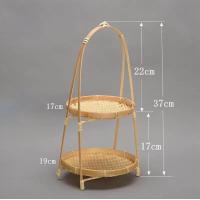 ราคา ชั้นวางไม้ไผ่ เสริฟอาหาร ชั้นวางขนม ชั้นวางผลไม้ มี 3 แบบ 1 ชั้น 2 ชั้น 3 ชั้น (20717279688)