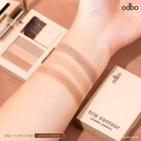ราคา ODBO โอดีบีโอ ทรีโอ้ คอนทัวร์ พาวเดอร์ พาเลท Trio contour powder palette ขนาด 3 กรัม OD1310 (21026991275)