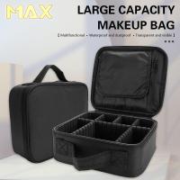 ราคา กล่องอุปกรณ์แต่งหน้าแบบพกพาอเนกประสงค์สำหรับกระเป๋าเก็บของชั้นคู่แบบพกพากระเป๋าเครื่องสำอางกั้นแบบมืออาชีพความจุขนาดใหญ่ (20118818869)