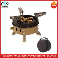 ราคา LIXADA เตาแก๊สพกพาสำหรับตั้งแคมป์กลางแจ้งเตาแก๊สพกพาอุปกรณ์ทำอาหารเตาปิกนิกพลังงานสูงเตาแก็ส (19335276684)