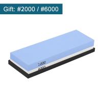ราคา Greener เครื่องเหลาสองด้าน หินลับมีดมีด Professional Waterstones COMBINATION Grit Whetstone Sharpening พร้อมฐานไม้ไผ่ ที่ใส่ใบมีด Sharpener Stone (20451018410)