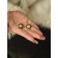 ราคา GIRI VINTAGE Rose gold earrings GV0012 เคื่องประดับ สร้อย ตุ้มหู ทอง 18K (21122333270)