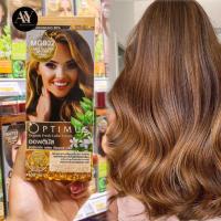 ราคา DCASH Optimus Color cream MG802 สีน้ำตาลทองอ่อน ครีมย้อมผม ออร์แกนิค 100ml (18964614057)