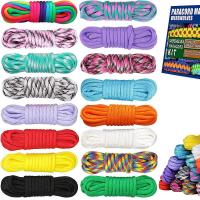 ราคา 16 สีร่มชูชีพเชือก 550 สร้อยข้อมือร่มชูชีพทำชุดคอมโบ พร้อมคำแนะนำ ร่มชูชีพอเนกประสงค์ ร่มชูชีพแต่ละ 3 เมตรสำหรับอุปกรณ์ถักด้วยมือ DIY (19413198785)