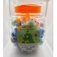 ราคา กบเหลาดินสอ ที่เหลาดินสอ รูปไดโนเสา คละสี แบบมือหมุน เหลาง่าย กระปุก 36 PCS (20585149787)