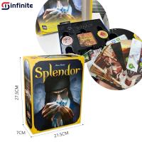 ราคา Splendor Board game เหรียญพลาสติก ภาษาอังกฤษ บอร์ดเกม เกมค้าเพชร เกมกระดานสำหรับ Home Party ความบันเทิงเด็ก A ทางการ Investment การ์ดคำศัพท์เกม (20866077547)