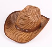 ราคา 05 X2 หมวกคาวบอยฟาง Mariboro ทรงวินเทจ มีเชือกคล้องคอ (16476650710)