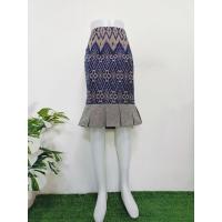 ราคา กระโปรงหางปลาสั้น กระโปรงผ้าไทย ผ้าไทยลายลิซ่า (20363300675)
