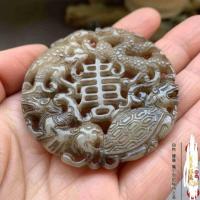 ราคา เก็บหยกโบราณที่มีสีสันเจดหยกหยกโบราณ Xinjiang หยกโบราณใส่จี้จี้ Wek Jin และ Horsemen (9166723626)