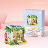 ราคา Hurt DIY การก่อสร้างตึก ตัวต่อเลโก้ เมืองเทพนิยาย บ้านดอกไม้เลโก้ มุมมองถนนเลโก้ (18674757678)