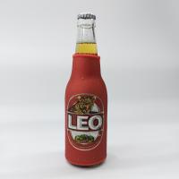 ราคา beer Condom cooler holder koozie Leo ปลอกหุ้มขวดเบียร์เก็บความเย็น (20796525379)