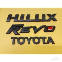 ราคา โลโก้ hilux revo toyota สีดำด้าน 3 ชิ้น สำหรับรถ revo (1203062602)