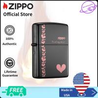 ราคา Zippo Love Symbol Design Black Ice Windproof Pocket Lighter Zippo ZBT 2 34B Lighter without Fuel Inside การออกแบบสัญลักษณ์ความรัก ไฟแช็กไม่มีเชื้อเพลิงภายใน (16837255827)