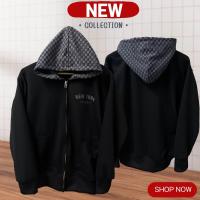 ราคา เสื้อแขนยาว NEW YORK รุ่นหมวกพิมพ์ลาย ของแท้100 (20491458439)