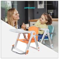ราคา Apramo เก้าอี้ทานข้าวเด็กแบบพกพา เก้าอี้หัดนั่งเด็ก ของแท้ รุ่น Flippa ที่หัดนั่งเด็ก เก้าอี้กินข้าวพับเก็บได้ (12115588445)