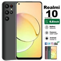 ราคา ขายดี สุดด ส่งฟรี Realmi 10 โทรศัพท์มือถือของแท้ สมาร์ทโฟน 6GB 128GB HD จอ 6 3 นิ้วโทรคัพท์มือถือ รองรับ2ซิม Smartphone 4G 5G เต็มหน้าจอ (20349776028)