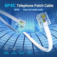 ราคา Vention สายเคเบิลโทรศัพท์ RJ11 RJ11ชายชายสายโทรศัพท์6P4C สำหรับโมเด็ม DSL Ernig เครื่องโทร ID แฟกซ์สายโทรศัพท์ (14499439539)