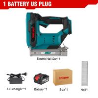 ราคา จัดส่งจากกรุงเทพฯ 588VF ปืนยิงตะปูไฟฟ้า Makita F10 F15 F20 F25 F30 แบตเตอรี่ลิเธียม 18V แบบชาร์จได้ปืนยิงตะปูไฟฟ้าสำหรับตกแต่งงานไม้ปืนยิงตะปูลม (20825685010)