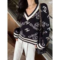 ราคา เสื้อสเวตเตอร์ไหมพรมชาแนล สีดำสุดคลาสิกใส่แล้วดูดีดูแพงสุดๆตัวเดียวเอาอยู่ (17792789005)