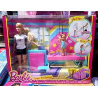 ราคา Barbie FlippinFun Gymnast บาร์บี้รุ่นเซตยิมนาสติกมาพร้อมกับอปก ชิ้นใหญ่ กล่องใหญ่เลยคะเซตนี้ (19643330209)