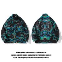 ราคา เสื้อโค้ทแจ็คเก็ต BAPE นิโคลัสพิมพ์ลายกระเป๋าหลายช่องเสื้อแจ็คเก็ตม 3XL (21002209839)