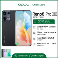 ราคา OPPO Reno8 Pro 5G 7 5นิ้ว ศัพท์มือถือ รองรับ2ซิม Smartphone ศัพท์สมา แรม16GB รอม512GB ศัพท์ถูกๆ Android13 Mobile phone (20590274751)
