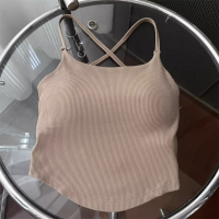 ราคา พร้อมส่ง เสื้อสายเดี่ยว โชว์หลัง หน้าวี ผ้าเรย่อนยืดตามตัว (20374073340)