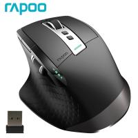 ราคา Rapoo เมาส์ไร้สาย MT750ชาร์จได้หลายโหมดเมาส์บลูทูธที่เหมาะกับสรีระ3200 DPI สลับได้ง่ายถึง4อุปกรณ์ (21170044338)