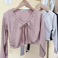 ราคา Fleurladyz เสื้อคลุมแขนยาว ผ้าร่องไฮโซ (19374177416)