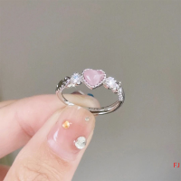 ราคา FJ แหวนสีเงินสีชมพูหัวใจโอปอลสร้างสรรค์แหวนนิ้วแนววินเทจสวยงามน่ารักแหวนพังค์สำหรับผู้หญิงเครื่องประดับที่มีเสน่ห์ (20001255322)