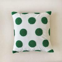 ราคา New Arriving Nordic Green Matcha Tulip Flower Embroidery Throw Pillow Cover Abstract Artistic Plush Pillowcase Luxury Design Decorative Pillow Case Bedroom Home Decor (19707359280)