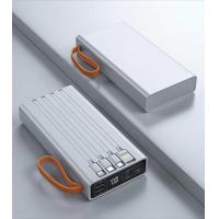 ราคา Fast delivery Power Bank Powerbank Travel 80000mAh Fast Charge Power Bank มาพร้อมสายดาต้า 4 เส้น USB Lighting micro type C การชาร์จ แบตสำรองของแท้ แบตสำรอง Wireless Fast Charge มาพร้อมไฟ LED (20944211