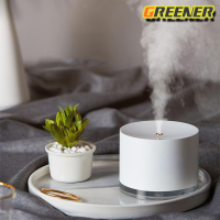 ราคา Greener Peace เครื่องพ่นอโรม่า 300ml FREE น้ำมันหอมระเหย Aroma Diffuser พ่นไอน้ำ น้ำมันหอมระเหย 2 in 1 เครื่องพ่นไอน้ำ เครื่องพ่นอโรม่า Aroma Diffuser 100ml ระบบ Ultrasonic เครื่องทำความชื้นนาโน (2083