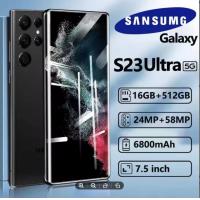 ราคา เฟลชเซล รับประกัน 1 ปี ส่งฟรี ของแท้ Sansumg Galaxy S23 Ultra โทรคัพท์มือถือ 5G 7 5 นิ้ว เต็มหน้าจอ โทรศัพท์ของแท้ 16GB RAM 512GB ROM มือถือ (20809257888)