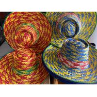 ราคา หมวกสาน หมวกชาวนา ไม้ชาลี ชาวไร่ ใส่กลางแจ้ง ทำไร่ งานช่าง ออกแดด คละสี (14586495062)