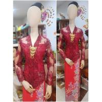 ราคา ชุดไทยภาคใต้ ชุดย่าหย่า ชุด Kebaya เคบาย่า ชุดภาคใต้ ชุดพื้นเมืองภาคใต้ ชุดมาเลเซีย ชุดอินโดนิเชีย ตัดเย็บจากผ้าลูกไม้สวยงาม ผ้าถุงปาเต๊ะลายอินโดเย็บสำเร็จ แบบป้ายติดตะขอ (21279051400)